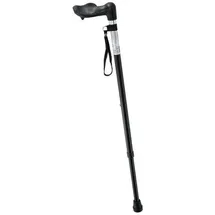 Eschenbach Metall Gehstock schwarz