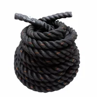 Sveltus Battle Rope Schwarz Ø 38mm 15m