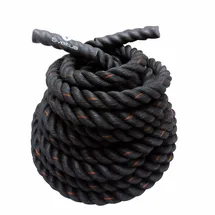 Sveltus Battle Rope Schwarz Ø 38mm 15m
