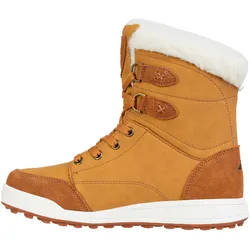 Stiefel MOLS "Hanfu", Gr. 36, braun, Rindsleder, Polyurethane, casual, Schuhe Snowboots, mit weichem Innenfutter aus Schafwolle