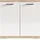 byLIVING Waschbeckenunterschrank Nebraska 60 x 59 x 31,5 cm Braun/Weiß