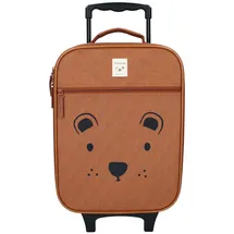 Vadobag Trolley "Kidzroom Current Legend", Kinder, Gr. B/H/T: 32cm x 42cm x 11cm, braun, Polyester, bedruckt, Koffer, mit niedlichem Bären-Gesicht