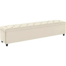 Guido Maria Kretschmer Home & Living Guido Maria Kretschmer Home&Living Bettbank »Relaxy«, gesteppt, mit Staufach beige