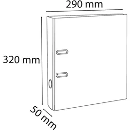 Exacompta 53054E Ringmappe A4 Mehrfarbig