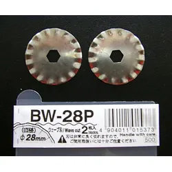 NT Ersatzklingen BR 28 P für Rollenschneider RO1P Wellenschnitt VE=20x2 Stück