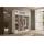 altdecor Schiebetürenschrank PEKA3 200 x 215 x 61 cm Grau