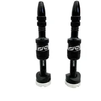 E*thirteen Quick Fill Tubeless Ventile 23-30 mm schwarz