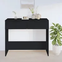 VidaXL Konsolentisch Schwarz 90x36x75 cm Holzwerkstoff