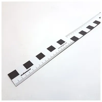 Lineal mit mm-Skala, magnetisch, 300 x 19mm - 300 x 19