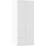 Rauch Drehtürenschrank MAINZ 91 x 210 x 54 cm Weiß