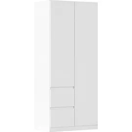 Rauch Drehtürenschrank MAINZ 91 x 210 x 54 cm Weiß