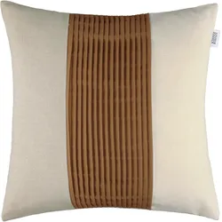 Kissenhülle "Scan", beige (natur), B:45cm H:0,5cm L:45cm, Polyester, Polyester, Baumwolle, SCHÖNER WOHNEN-KOLLEKTION, Kissenbezüge