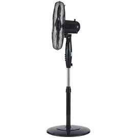 V-Tac Standventilator 125 cm höhenverstellbar Schwarz