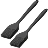 Stück 21 cm Küchenpinsel, Backpinsel, Silikon-Küchenpinsel, Küchenpinsel, Lebensmittelpinsel, hitzebeständig, zum Kochen, Grillen, Kuchen, Backen