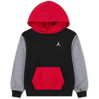 Nike JORDAN MJ BROOKLYN Hoodie Jungen in black-gym red, Größe 158-170 - schwarz