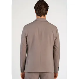 Lindbergh "Sakko Relaxed Fit", Herren, Gr. S, deep sand mel, Obermaterial: 65% Polyester, 31% Viskose, 4% Elasthan; Futter: 100% Polyester, Sakkos