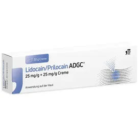 Zentiva Pharma GmbH Lidocain/Prilocain ADGC 25 mg/g + 25 mg/g Creme