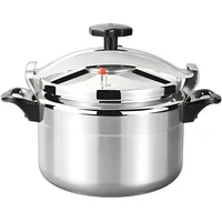 Schnellkochtopf aus Aluminium mit Sicherheitsventil, Einmachtopf mit großem Fassungsvermögen, Kochgeschirr, Induktion, mit verbrühungssicheren Griffen, Einmachtopf, leicht zu öffnen (3 l)