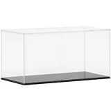 vidaXL Vitrine, Schaukasten Staubschutz, Sammlervitrine für Sammlerstücke Spielzeug Figuren, Ausstellungsbox Acrylbox, Transparent Acryl