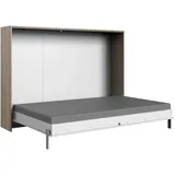 WIMEX Juist 140 x 200 cm horizontal weiß/san remo eiche nachbildung