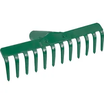 TRIZERATOP Gartenrechen 28 cm, 12 Zinken