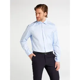 Eterna Langarmhemd Blau 45