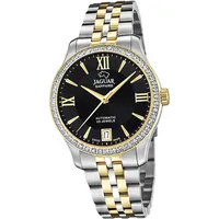Jaguar Edelstahl Damen Uhr Analog Elegant silber gold Heritage