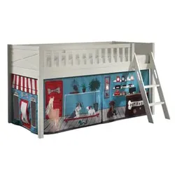 VIPACK Spielbett SCOTT Pet Shop weiß, 90x200 cm