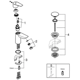 Grohe BauEdge chrom 31367001