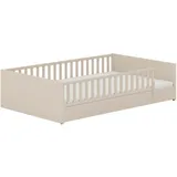 Paidi Kinderbett Little Flo 120 x 200 cm Buche lackiert beige