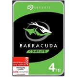 Fujitsu Seagate Barracuda, interne Festplatte 4TB HDD, 3.5 inch, 5400 rpm, 256 MB cache, SATA 6 GB / s, Silber, FFP