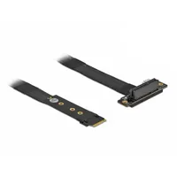 Delock M.2 Key M PCIe x4 NVMe Adapter gewinkelt mit 20 cm Kabel,