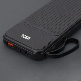 MaxLife MXPB-06 10000 mAh, 22.50 W, 37 Wh), Powerbank schwarz