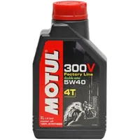 Motorradöl MOTUL 300V 4T 5W-40 Double Ester Factory Line Synthetic Oil 1L