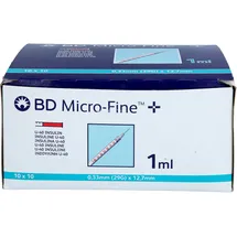 Medi-Spezial GmbH BD MICRO-FINE+ Insulinspr.1 ml U40 12.7 mm