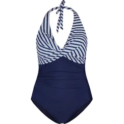 *NEU* MIDOYA SwimmiieTM - Dein stylischer Muster Badeanzug Blau gestreift / 2XL - *NEU* SwimmiieTM Badeanzug - Blau gestreift - 2XL