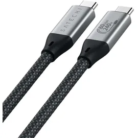 Satechi USB4 V2 Cable - Silber/Schwarz
