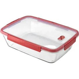Art-Pol Frischhaltedose rechteckig rot 3,7 l