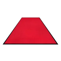 Schmutzfangmatte Colorstar, rot, waschbar, glatter Rücken 7460150300150-C39 , Maße (B x T): 150 x 300 cm