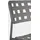 BIZZOTTO Gartenbarhocker Clover 4er-Set aus Metall, modern, grau, stapelbar, outdoor geeignet