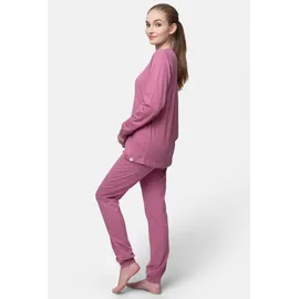 greenjama Pyjamaoberteil mit Woll-Anteil, GOTS-zertifiziert rosa 40
