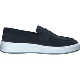 Marco Tozzi Guido Maria Kretschmer Herren Slipper aus Leder mit dicker Sohle, Blau (Navy), 44 EU