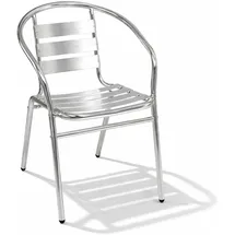 Mojawo Gartenstuhl 54 x 57 x 45 cm grau 3 St.