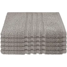 SCHIESSER Milano Gästehandtuch 5 x 30 x 50 cm silber