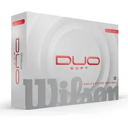 Wilson Golfbälle Duo Soft Rot rot sans taille