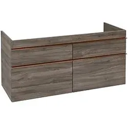 Villeroy und Boch Venticello Waschtisch-Unterschrank A93005RK 125,3x59x50,2cm, Griff Copper, Stone Oak