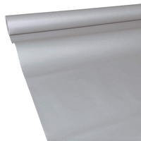 JUNOPAX Papiertischdecke 50m x 1,30m Stahl-grau, nass- und wischfest