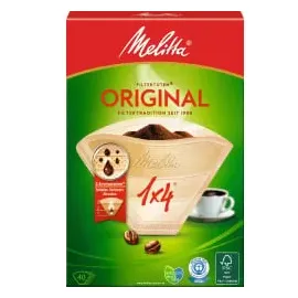 Melitta 1x4 Original Kaffeefilter naturbraun 40 St.
