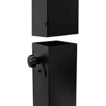 Grillpeter Verlängerungsrohr schwarz 0,40 m