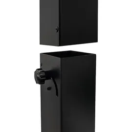 Grillpeter Verlängerungsrohr schwarz 0,40 m